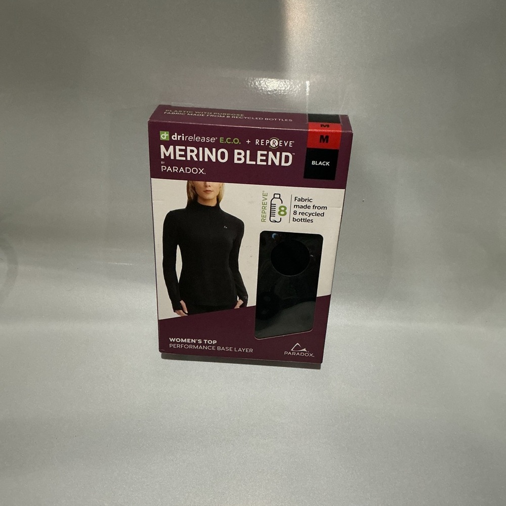 NWT Paradox Merino Blend Top - Black